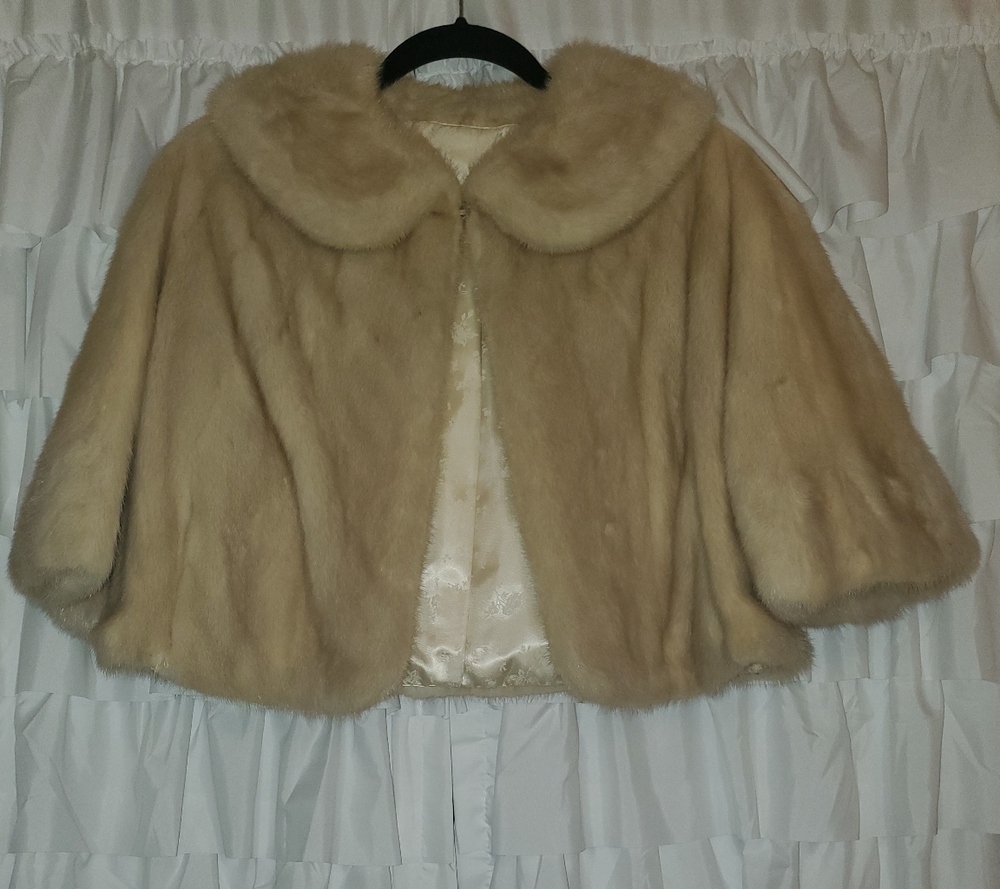 Vintage authentic fur bolero